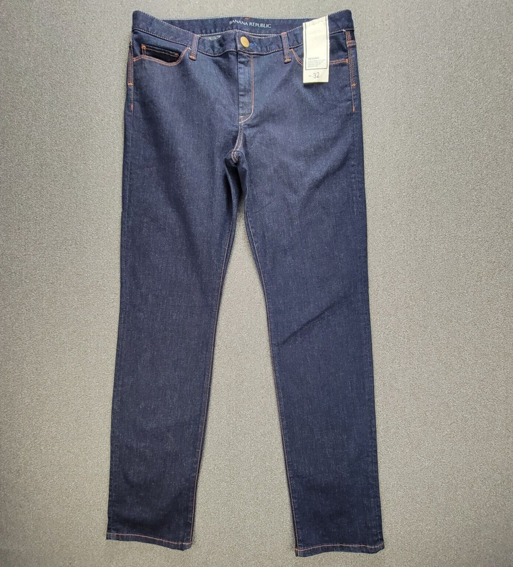 Banana Republic Size 32 Blue Skinny Jeans